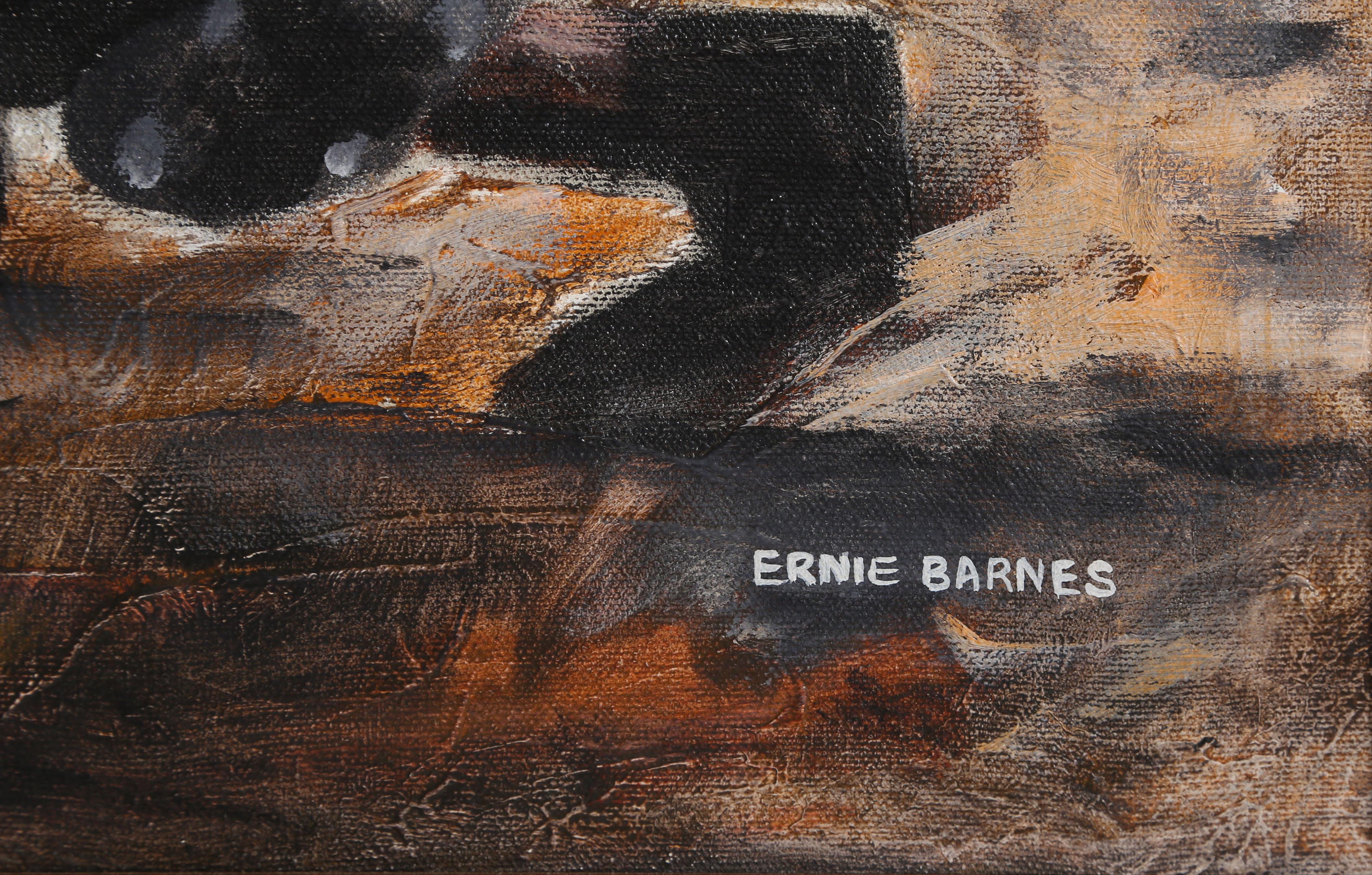 Ernie Barnes The Trap For Sale At 1stdibs