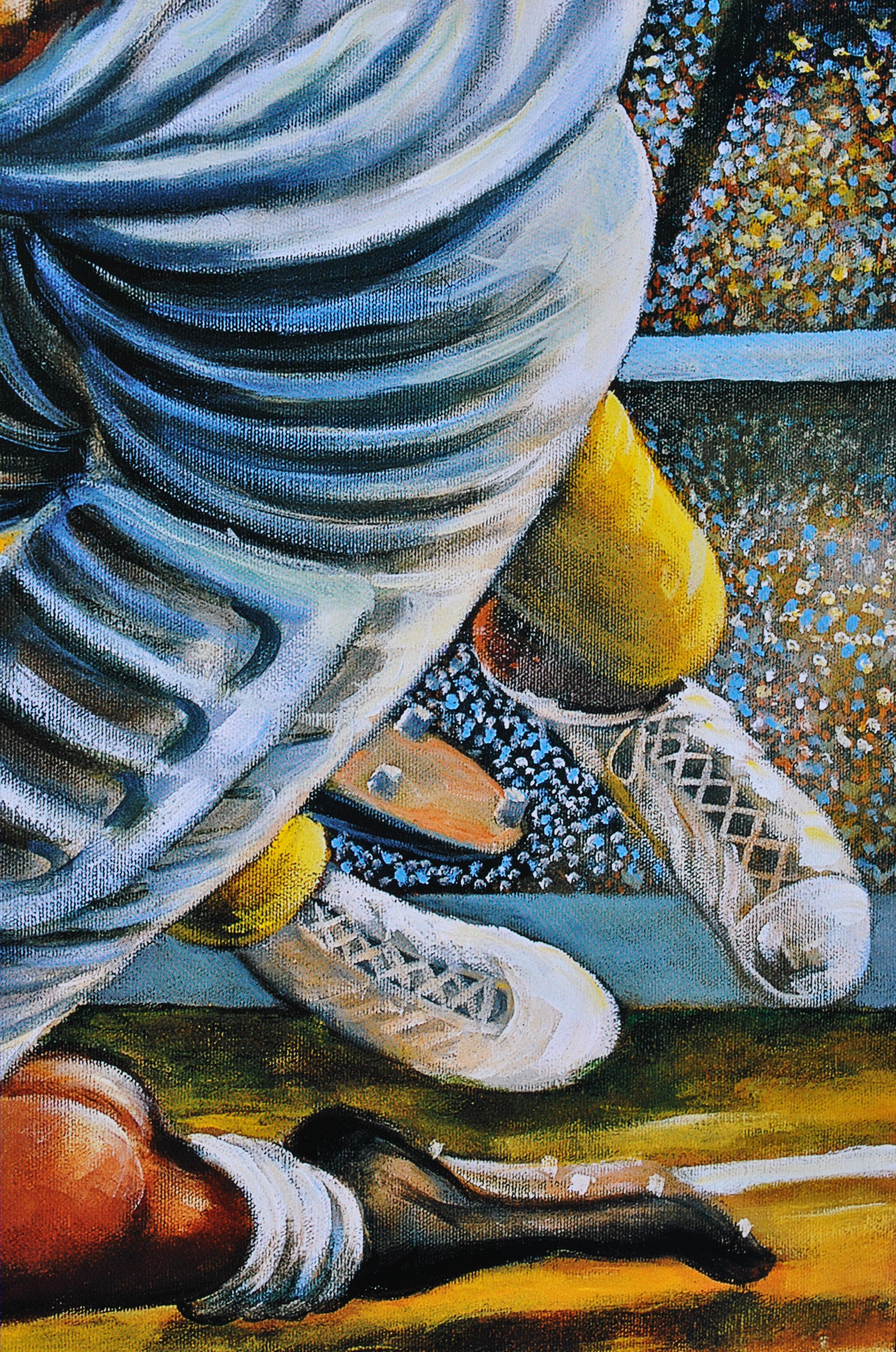 FOOTBALL - Determination - Original Screen Print For Sale 7