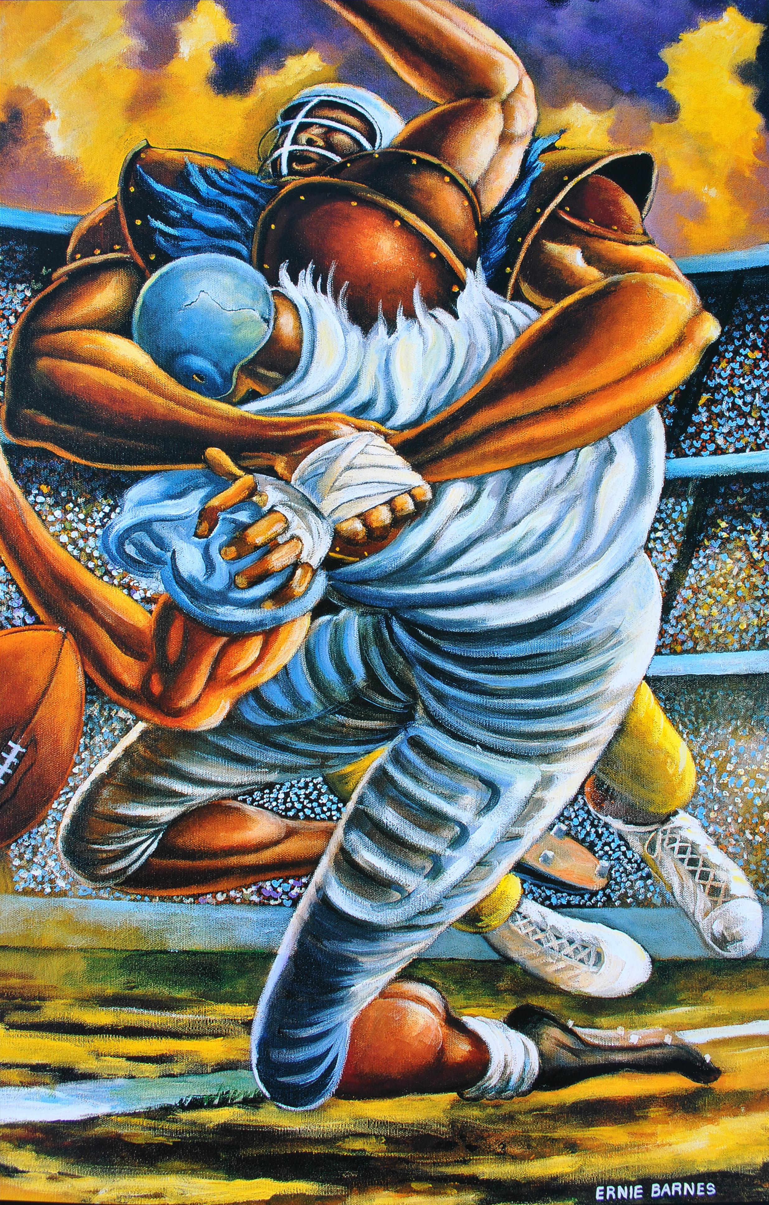 FOOTBALL - Determination - Original Screen Print For Sale 4