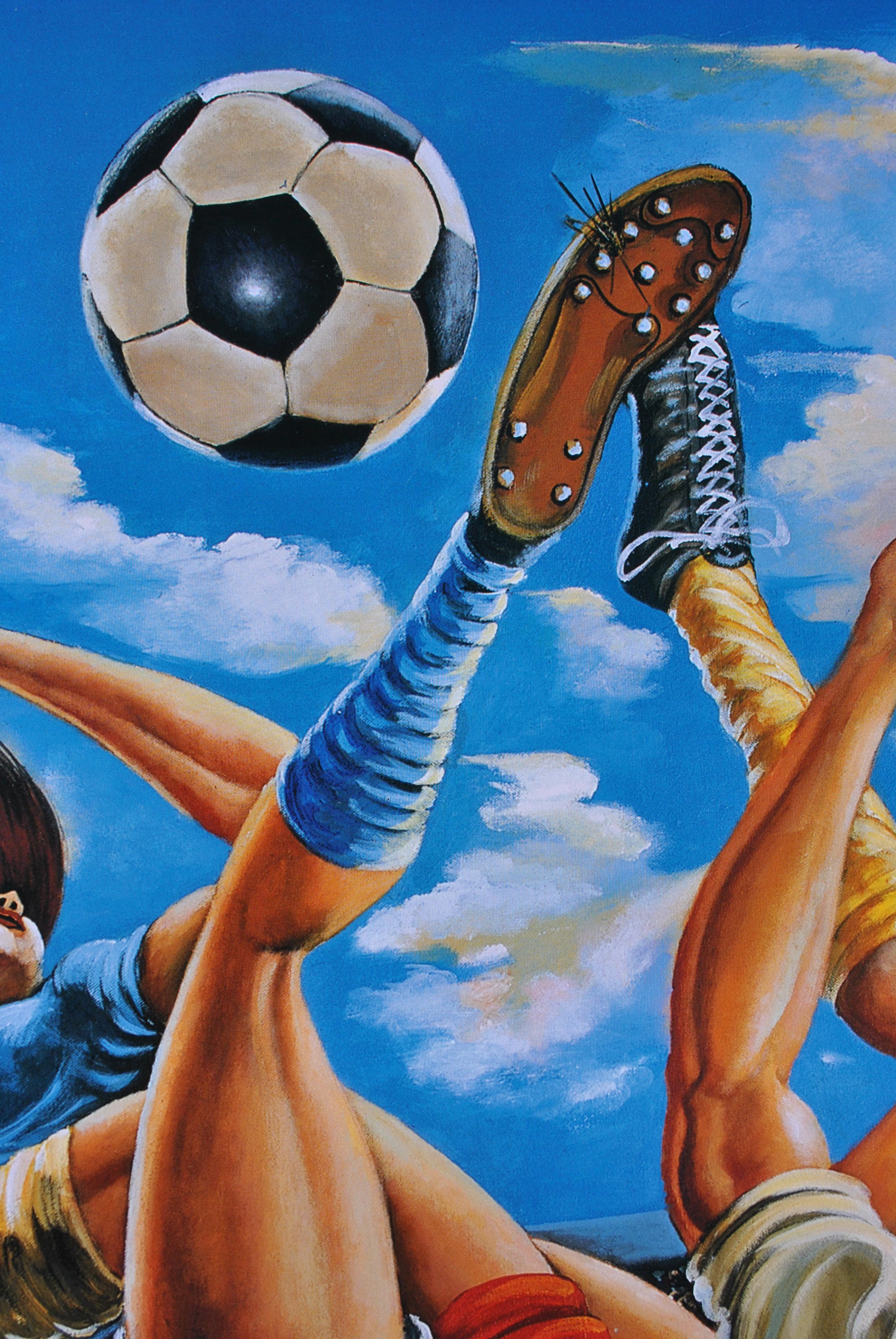 FOOTBALL - Excellence - Original Screen Print For Sale 6