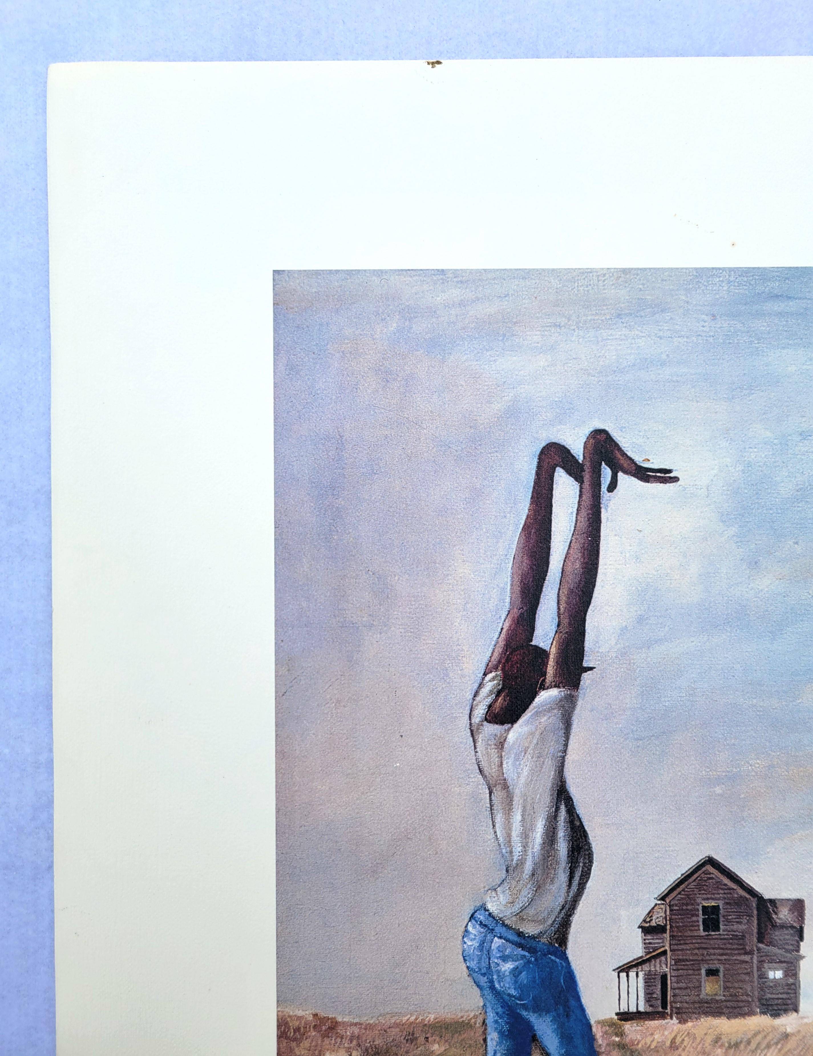 In the Beginning /// Ernie Barnes North Carolina Basketball African American Art 1
