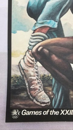 Los Angeles 1984 Olympic Games (One-on-One) Poster (Signed)