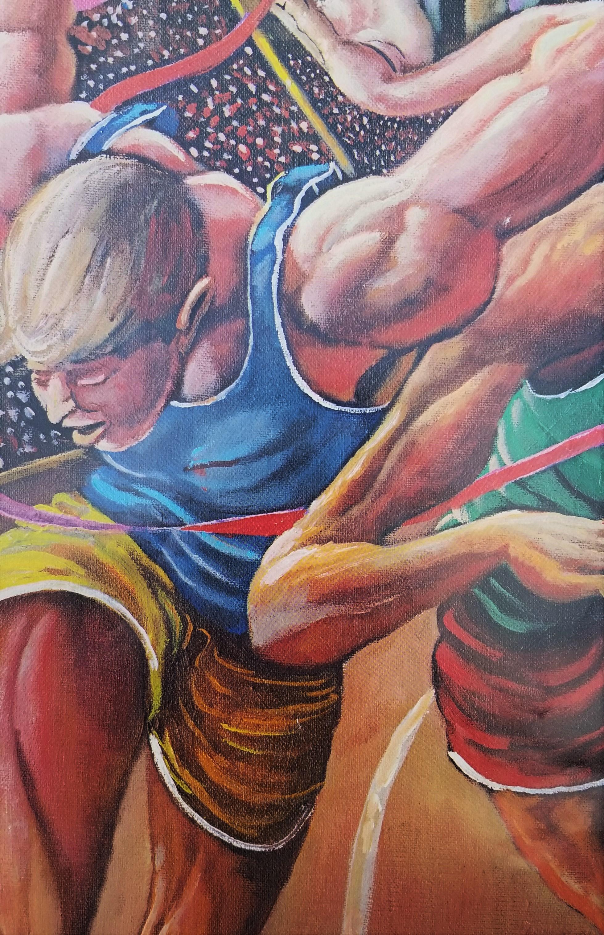 Poster dei Giochi Olimpici di Los Angeles 1984 (The Finish) (firmato) /// Black Art Sports 7