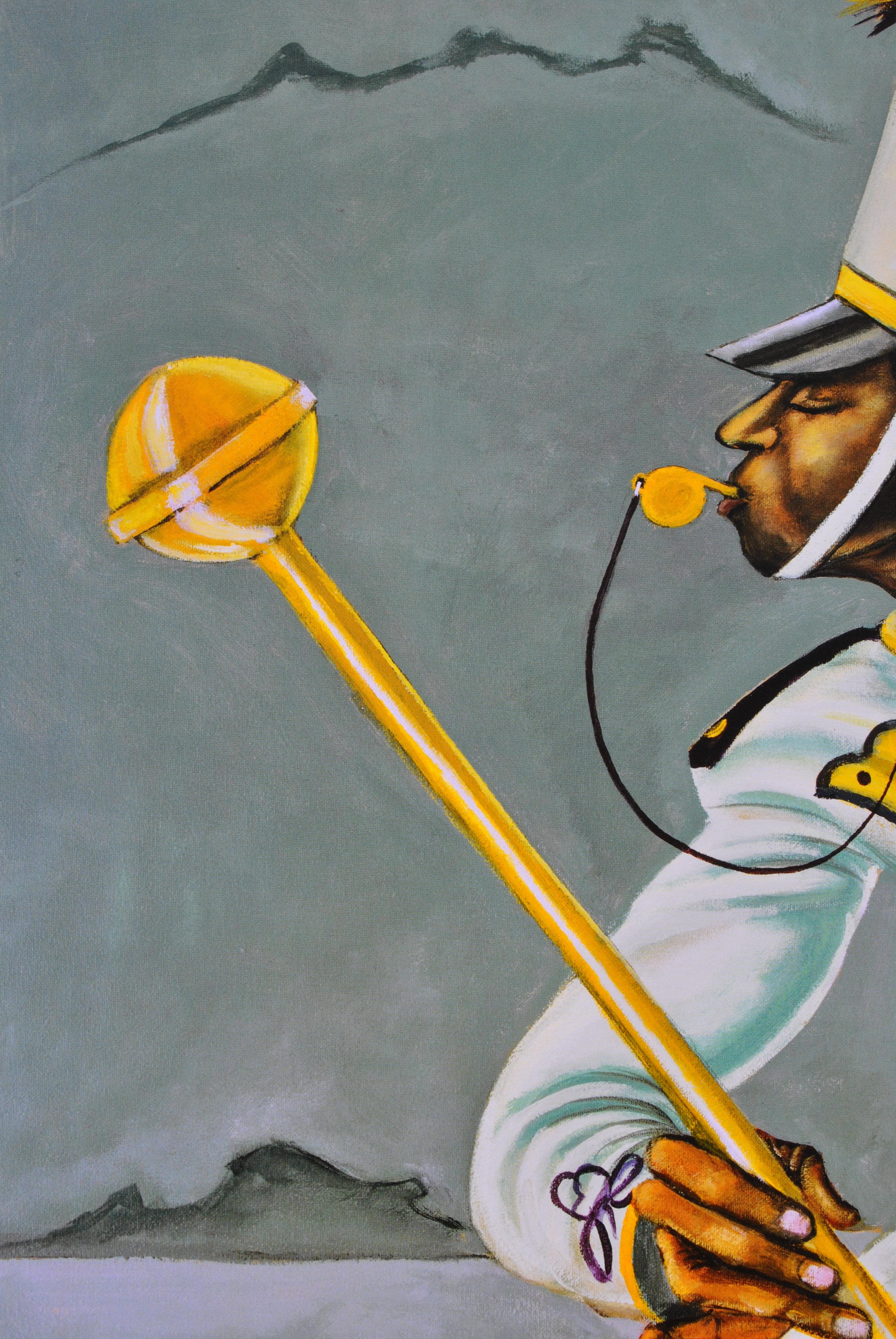 MUSIC - The Drum Major - Original Screen Print For Sale 4