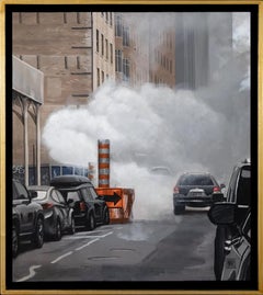 contemporary NYC New York street art scene interior landscape exterior realistic