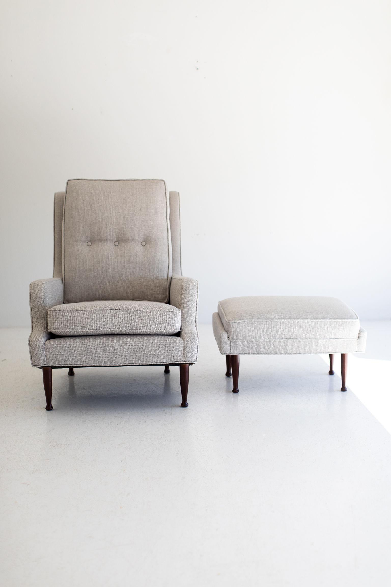 Erno Fabry Attributed Lounge Chair and Ottoman 6