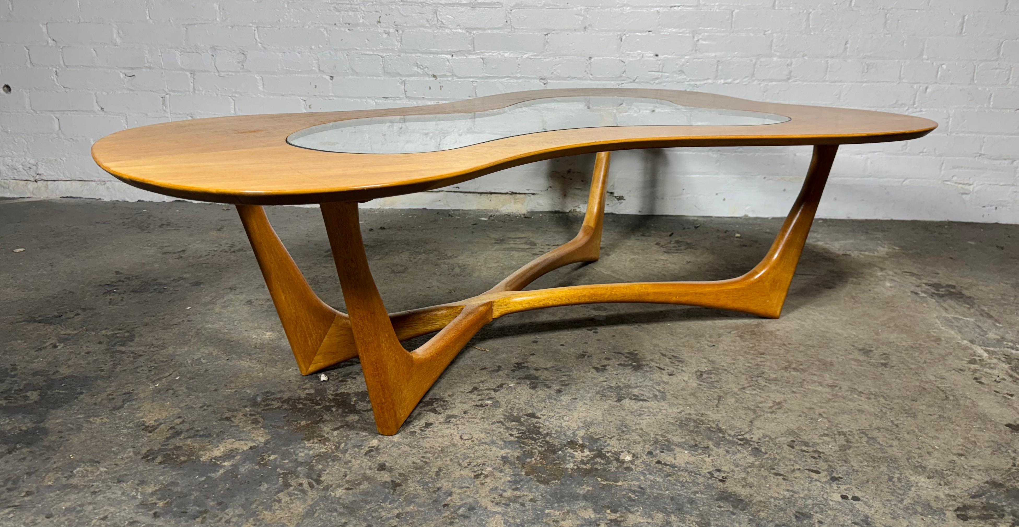 Table basse biomorphique de Erno Fabry, moderniste italien Bon état à Buffalo, NY
