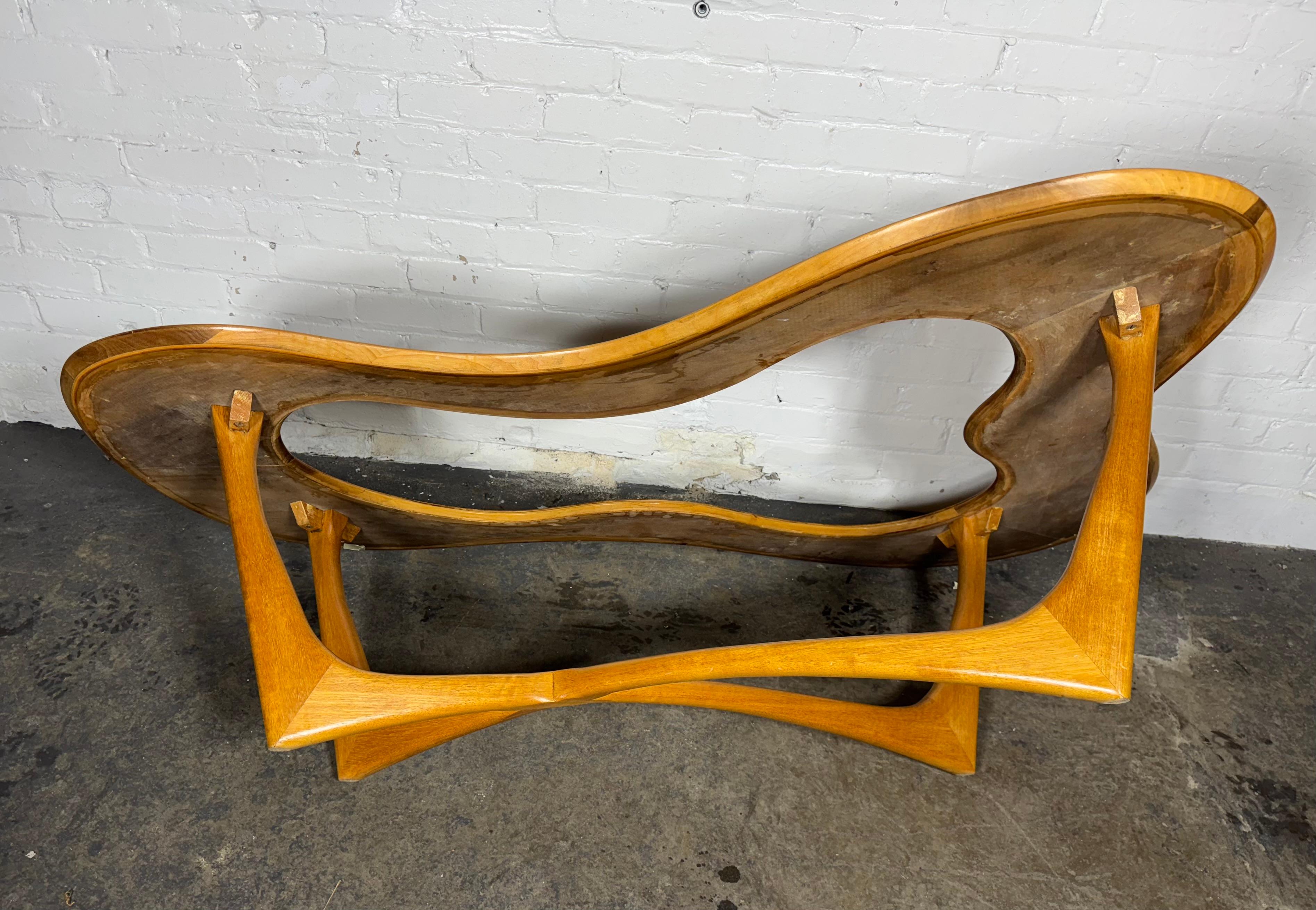 Table basse biomorphique de Erno Fabry, moderniste italien 2