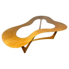 Erno Fabry Biomorphic Coffee Cocktail Table , Italian modernist