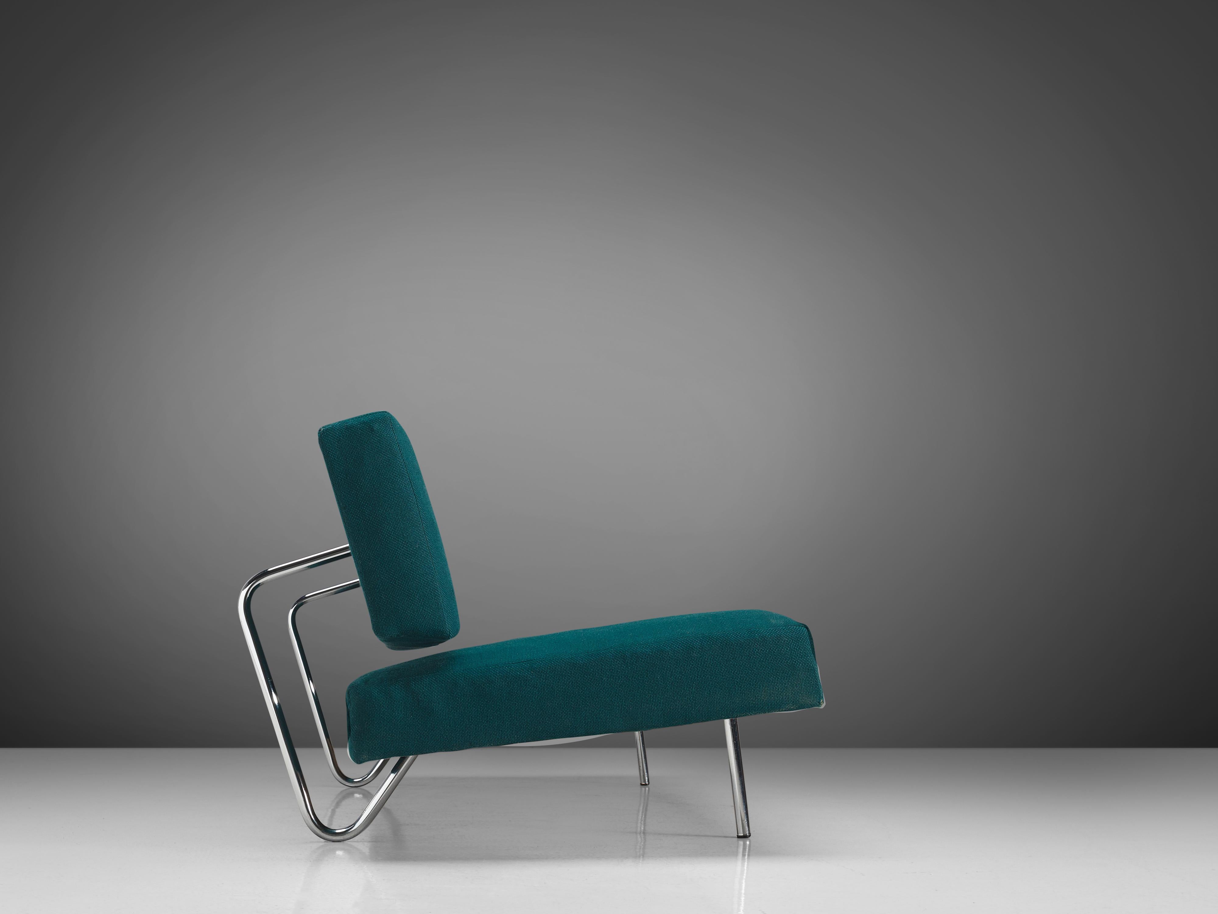 Ernst Ambühler for Teo Jacob Sofa EA-616 in Fabric Upholstery and Steel 1