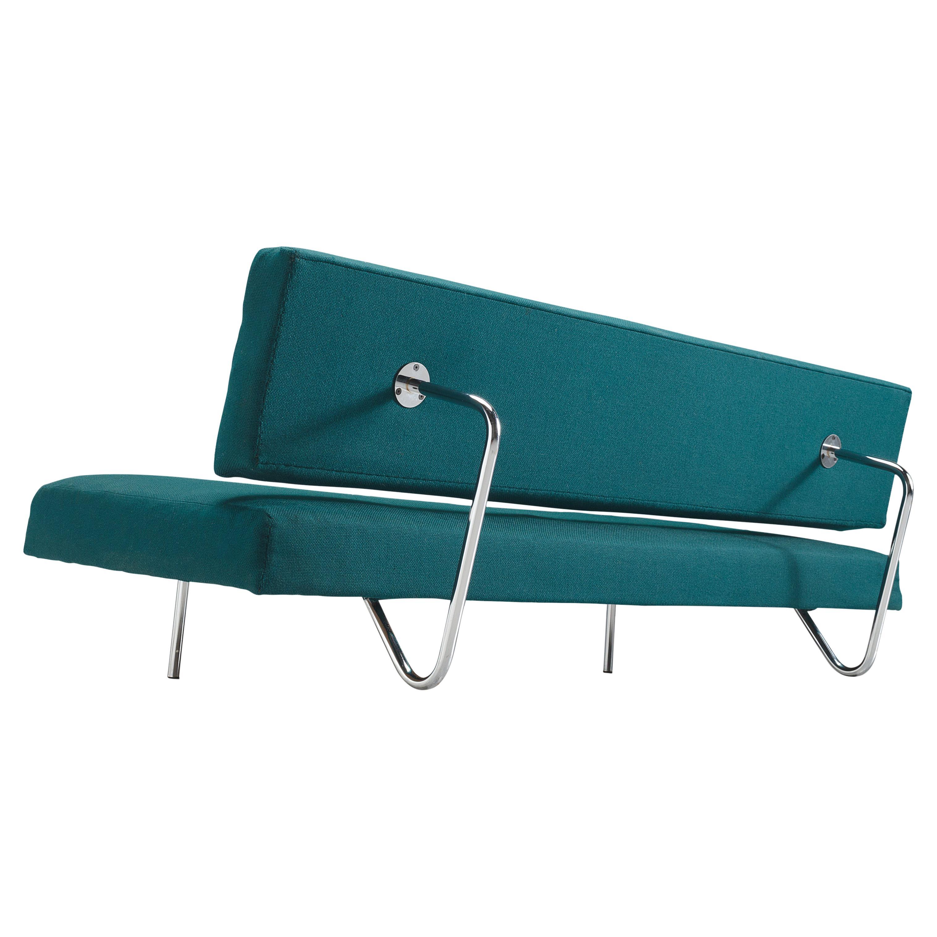 Ernst Ambühler for Teo Jacob Sofa EA-616 in Fabric Upholstery and Steel