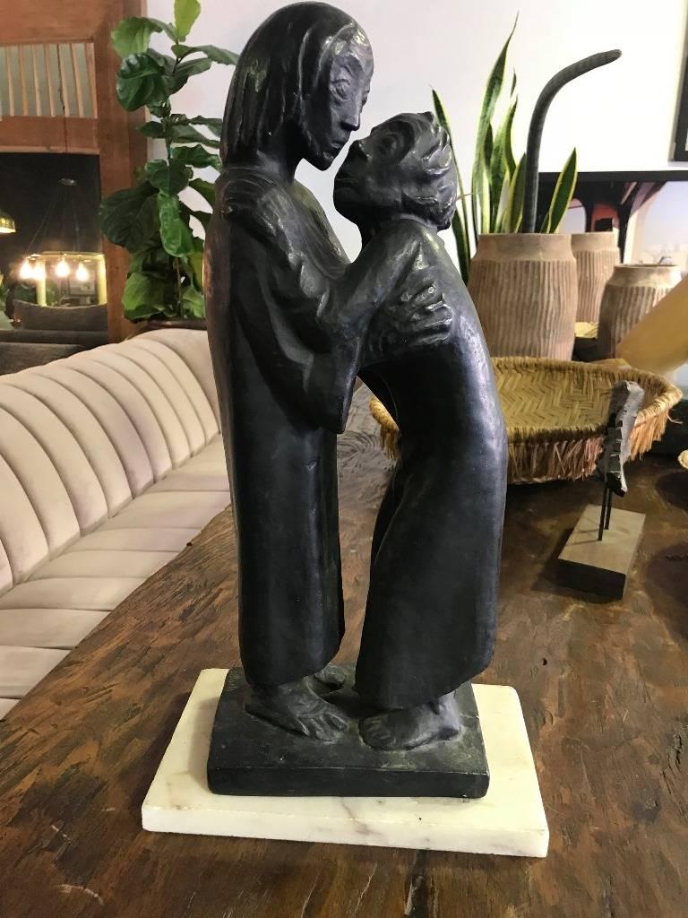 Mid-20th Century Ernst Barlach Bronze Sculpture 