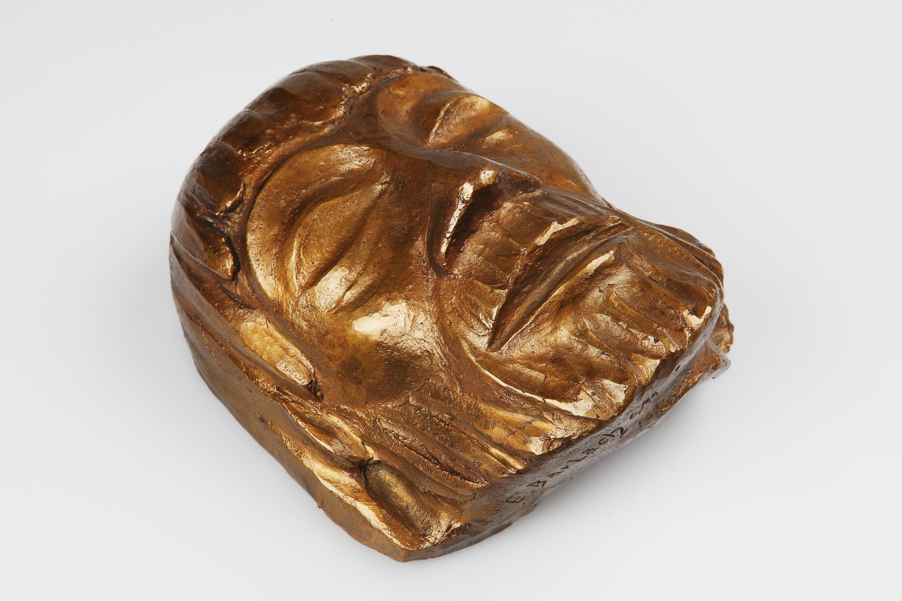Ernst Barlach Bronze Christ Mask VI, 1931 For Sale 1