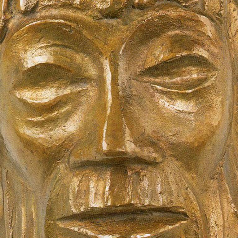 Ernst Barlach Bronze Christusmaske VI, 1931 im Angebot 2