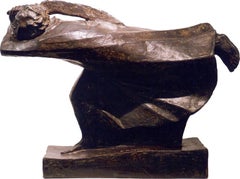 Ernst Barlach, sculpture en bronze Der Raecher (L'Aventurier), 1914