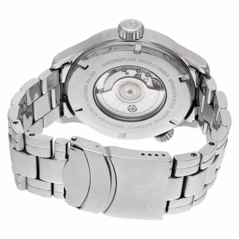 Ernst Benz ChronoFlite World Timer GC10851/P, Black Dial at 1stDibs