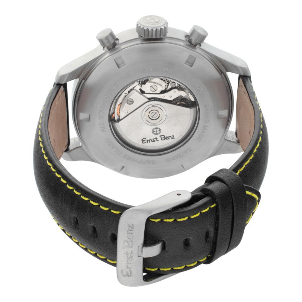 Women's or Men's Ernst Benz Chronoscope GC10100-CC2 Stainless Steel dial 47mm Automatic watch For Sale