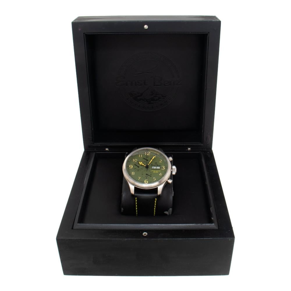 Ernst Benz Chronoscope GC10100-CC2 Stainless Steel dial 47mm Automatic watch For Sale 1