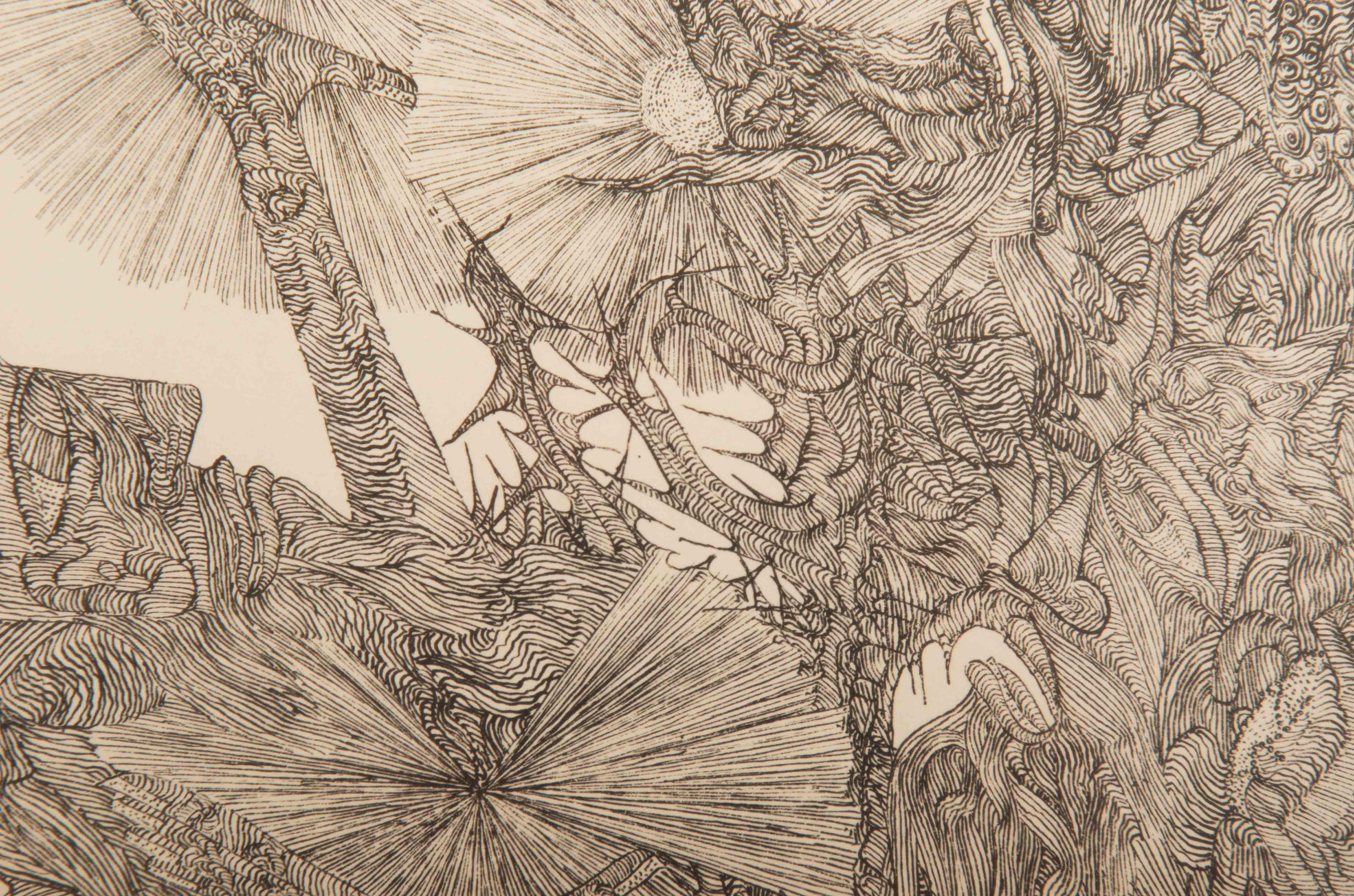 Paper Ernst Degasperi Etching 