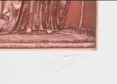 Ernst Fuchs Etching Flora Okuli