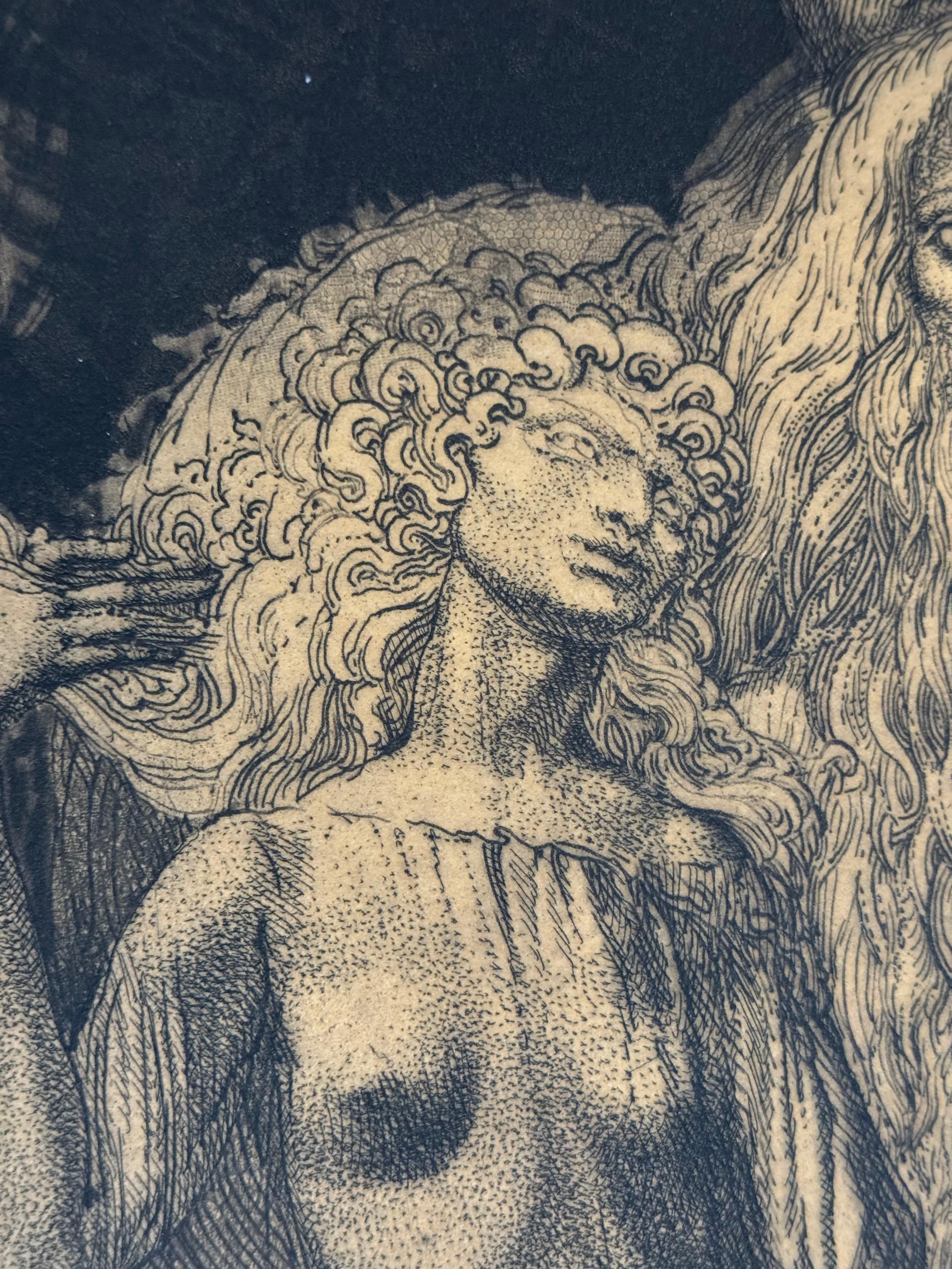 Incisione #1 di Ernst Fuchs: KABBALAH (SEFER YETSIRA e 32 SENTIERI DELLA SAGGEZZA) in vendita 6