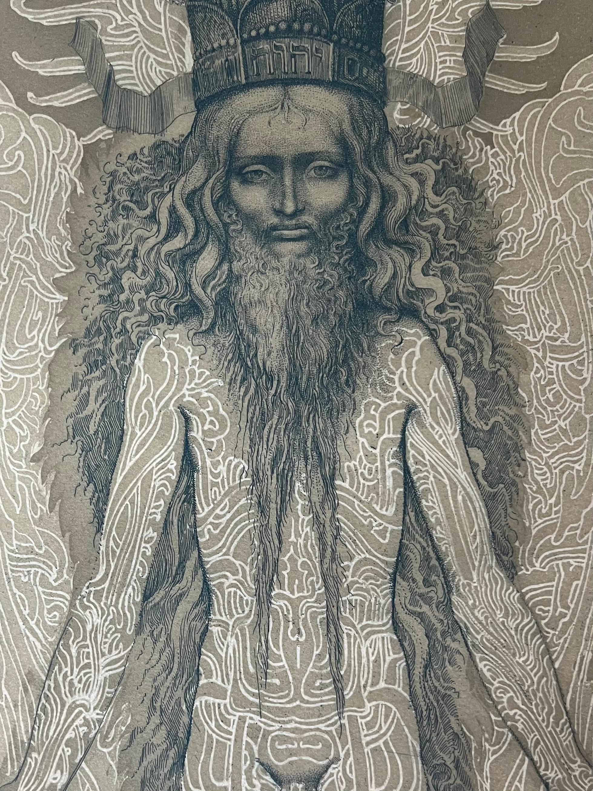 Original engraving #3 by Ernst FUCHS from Kabbalah (THIRTY-TWO PATHS OF WISDOM by SEFER YETZIRA), 1978
Etching signed and numbered 16/30 E.A.
Page size - 30 x 22 in  76 x 56 cm
Image size - 21 x 12.50 in x 53 x 32 cm

This collector's piece, printed