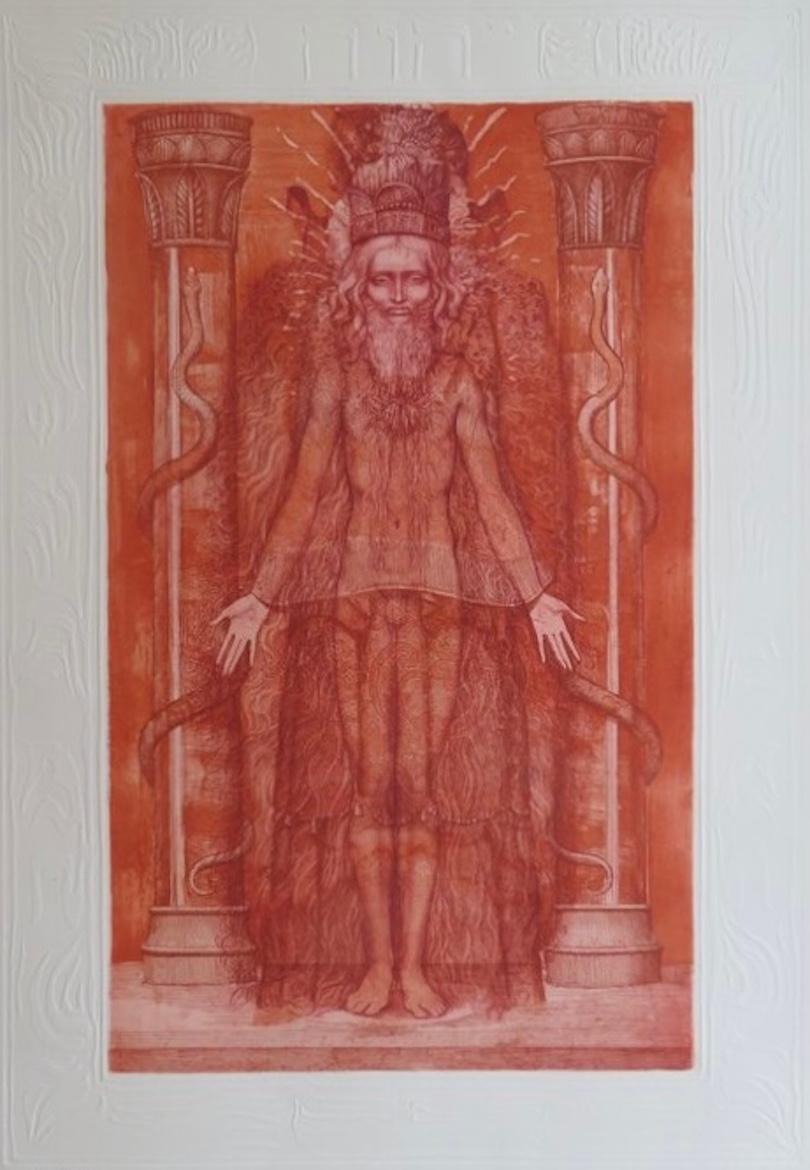 Kabbalah (32 PATHS OF WISdom avec 36 illustrations par Ernst Fuchs) en vente 1