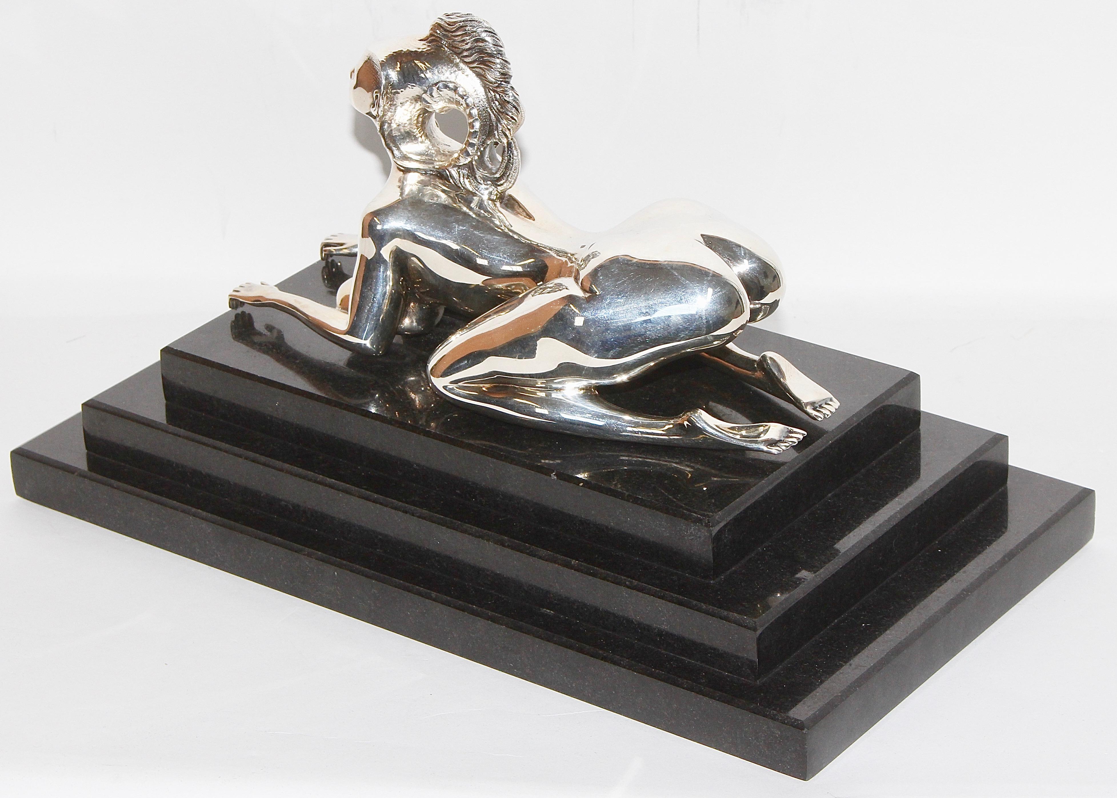 ernst fuchs sphinx bronze