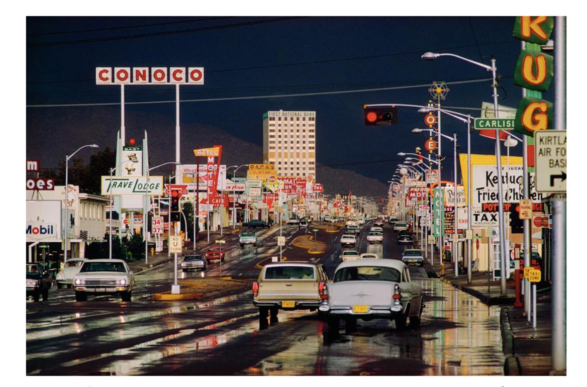 ernst haas route 66 poster