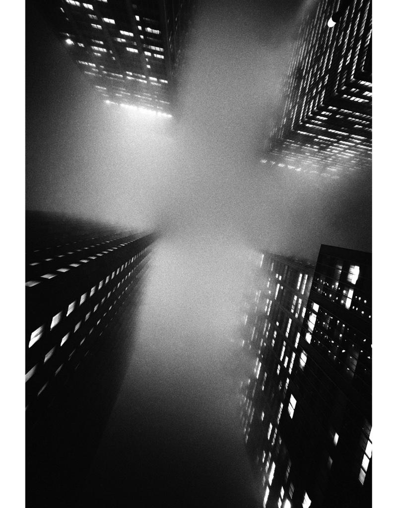 Ernst Haas Black and White Photograph - The Cross, New York City 1966