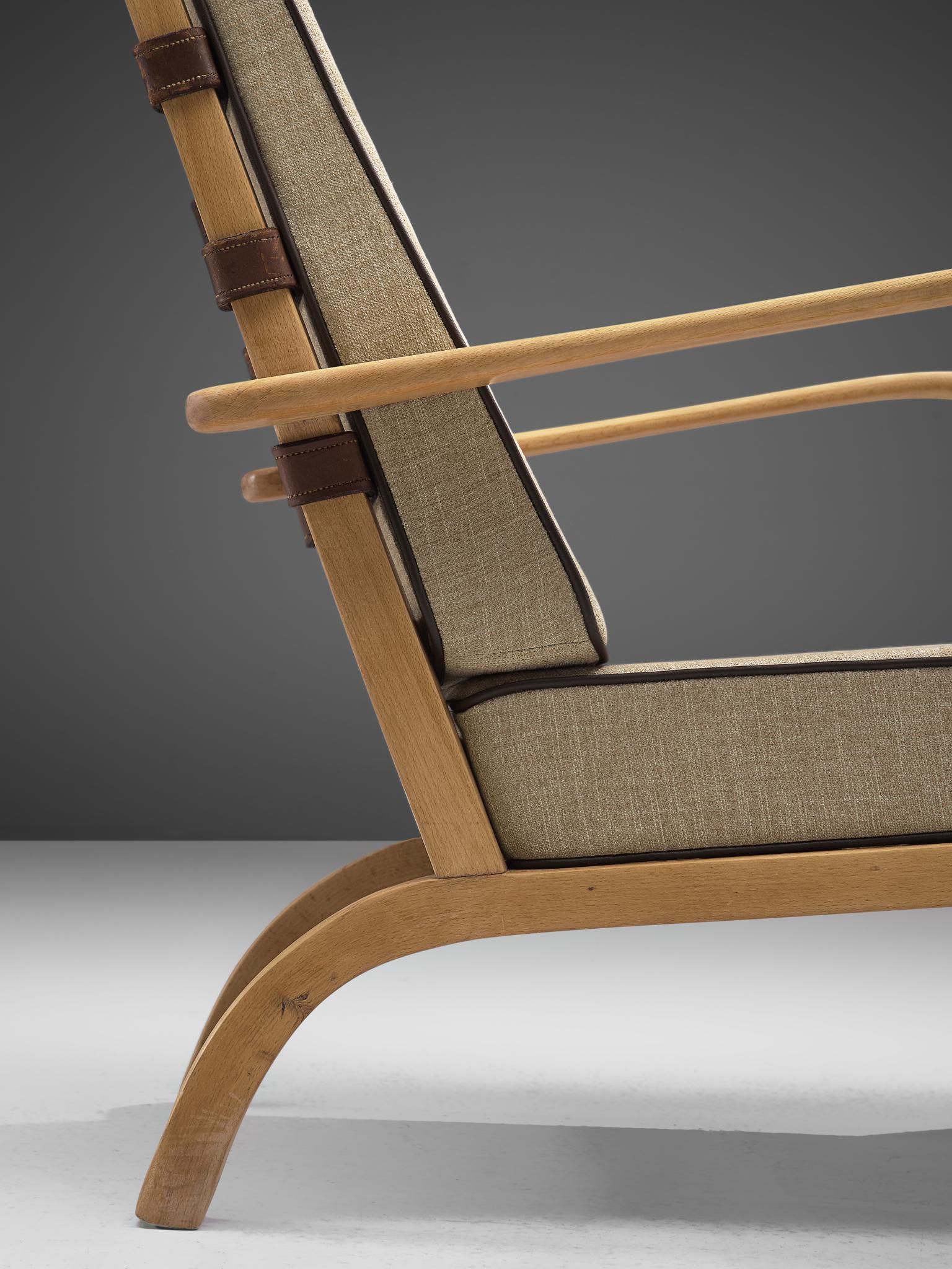 Ernst Heilmann-Sevaldsen Easy Chair, 1930s In Good Condition In Waalwijk, NL