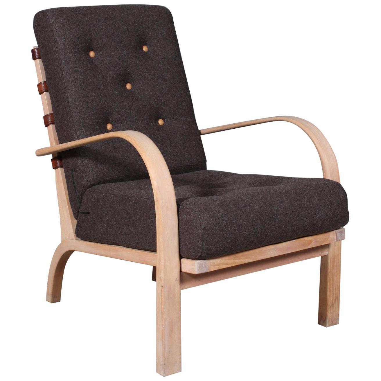 Ernst Heilmann Sevaldsen for Fritz Hansen Rare Lounge Chair from the 1930s