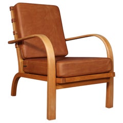 Ernst Heilmann Sevaldsen for Fritz Hansen Rare Lounge Chair from the 1930s