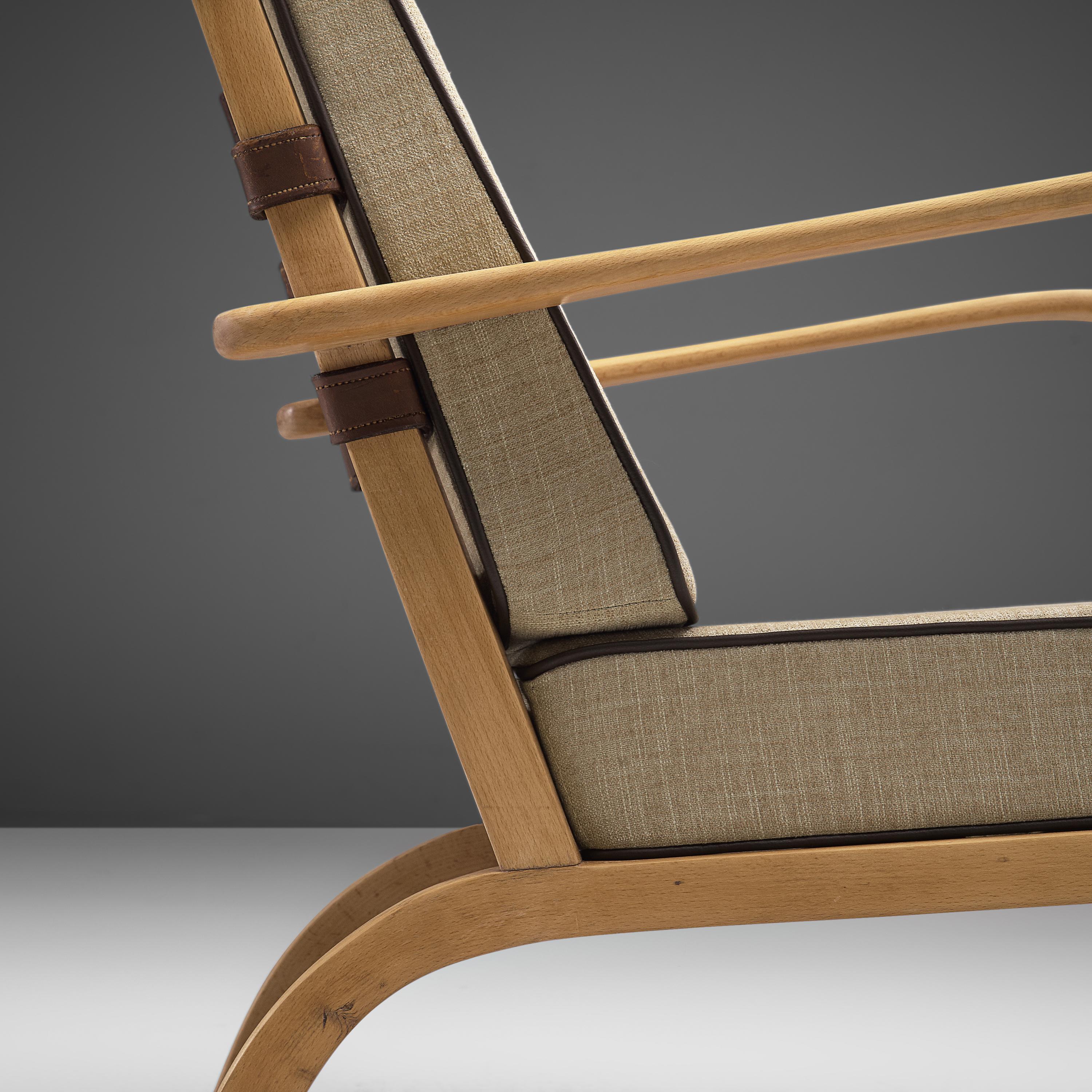 Leather Ernst Heilmann-Sevaldsen Lounge Chair