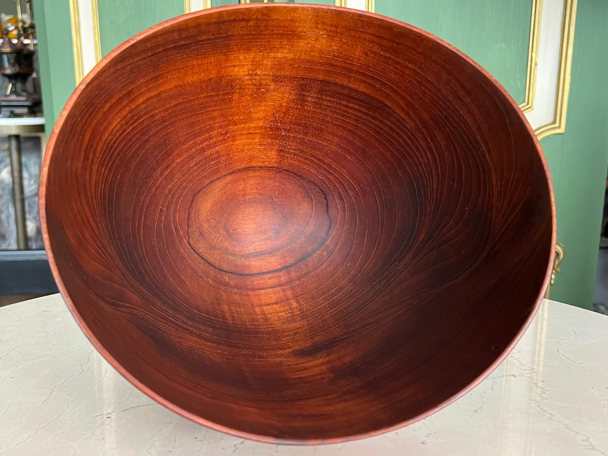 Cuenco de teca de Ernst Henriksen, hacia la década de 1950 en venta 3