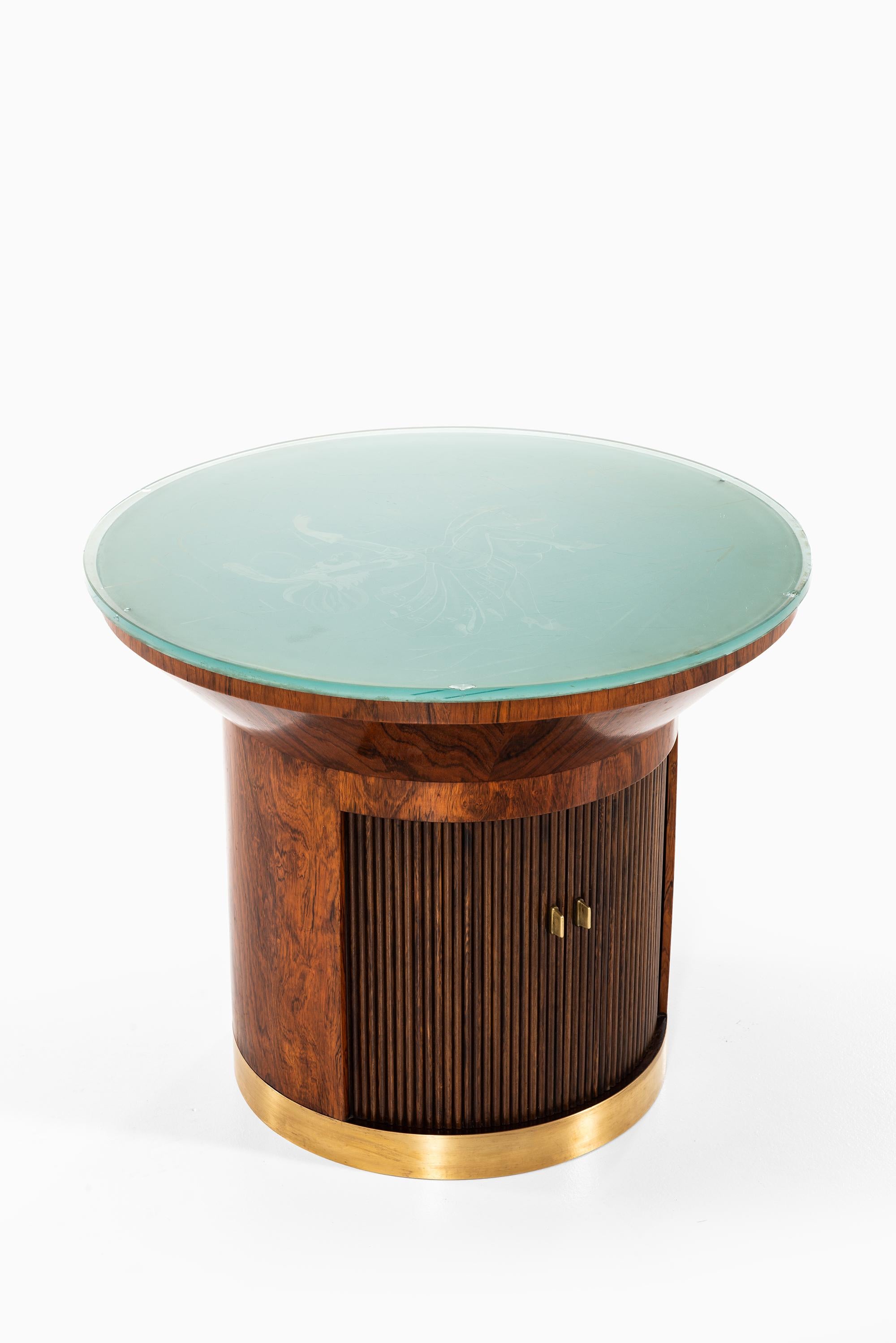 Scandinave moderne Table basse / meuble de bar Ernst Kühn par Lysberg Hansen & Therp au Danemark en vente
