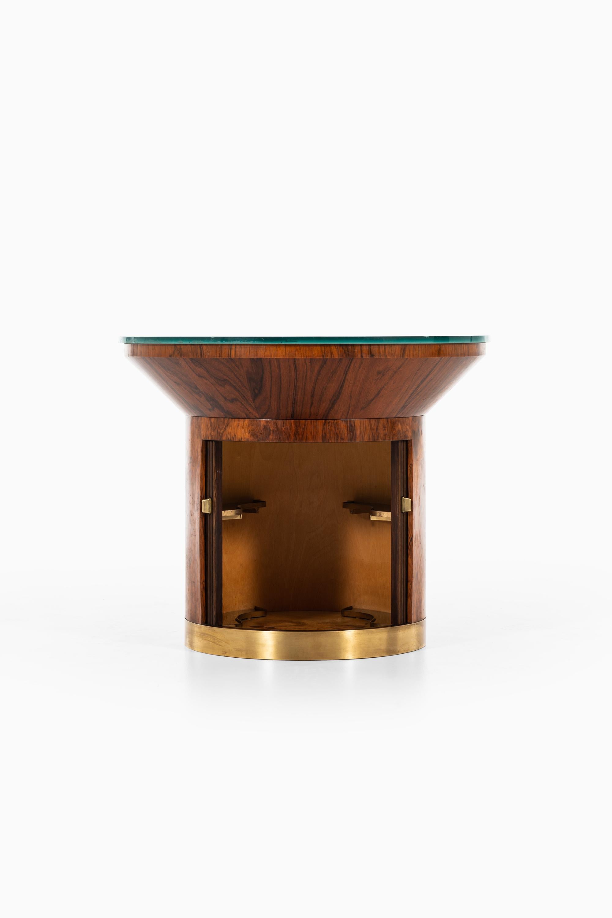 Danish Ernst Kühn Coffee Table / Bar Cabinet by Lysberg Hansen & Therp in Denmark For Sale