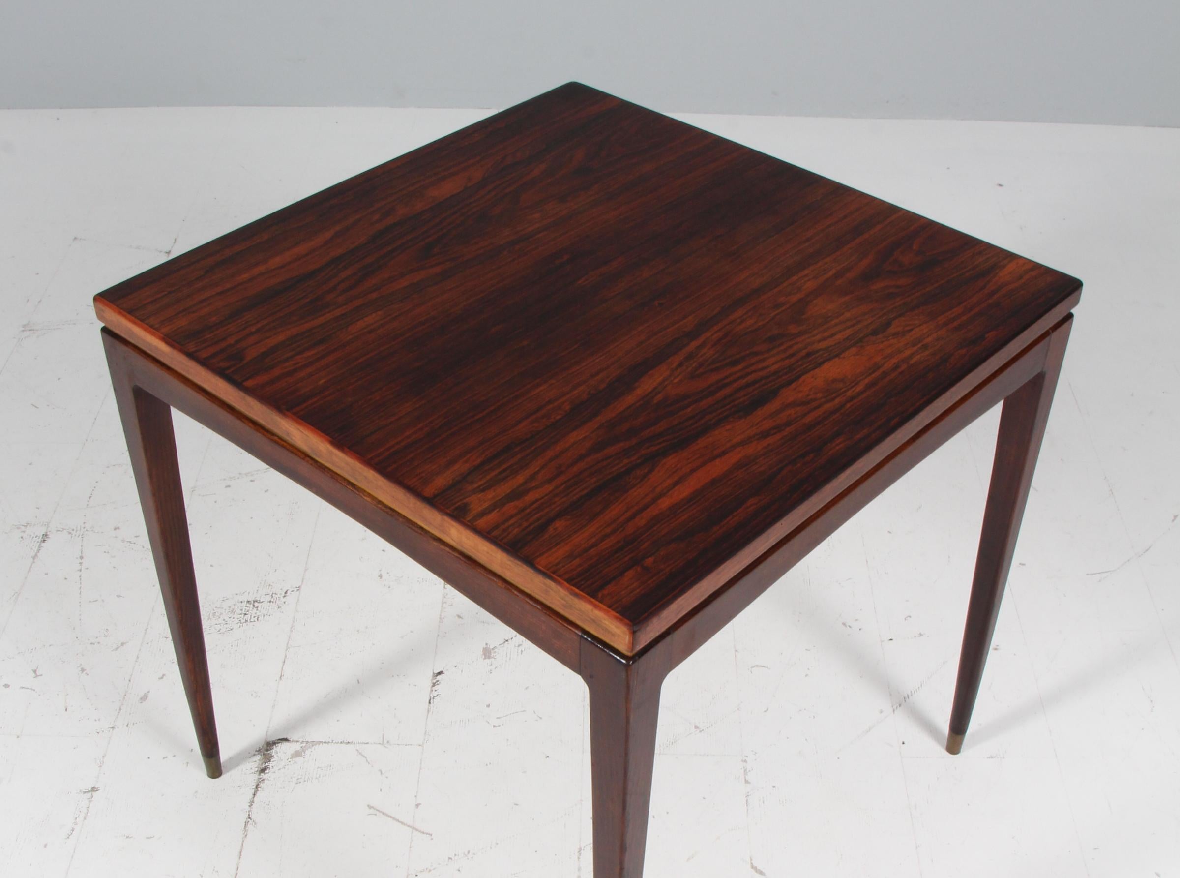 Scandinave moderne Ernst Kühn, table d'appoint en bois de rose, années 1940 en vente