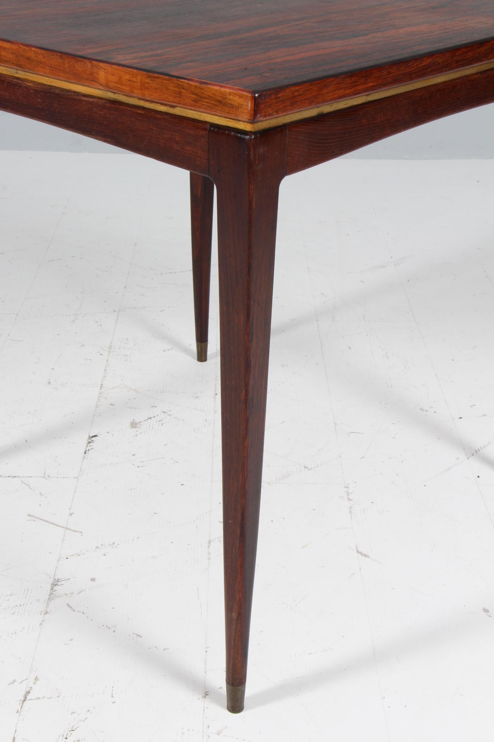 Ernst Kühn, table d'appoint en bois de rose, années 1940 en vente 1