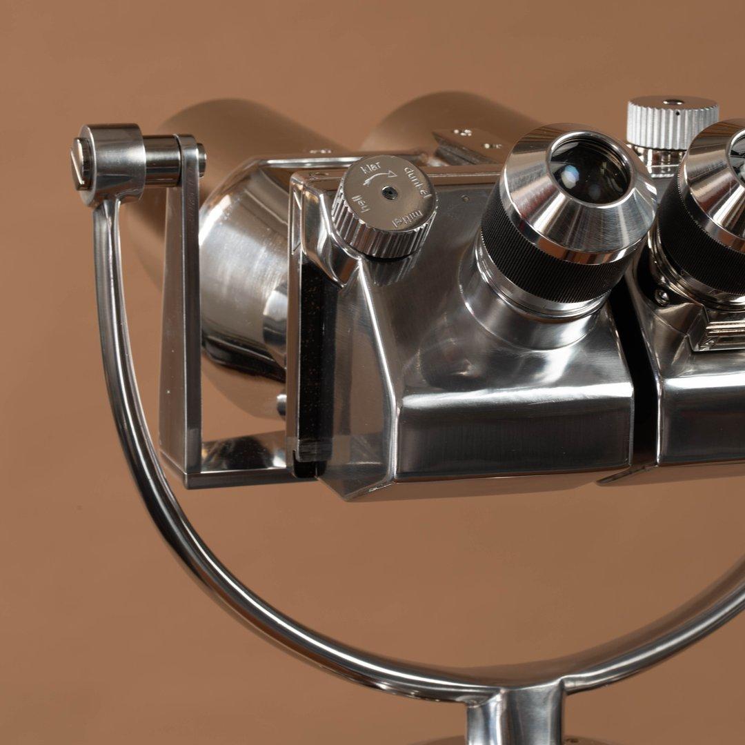 Aluminum Ernst Leitz WWII 10 x 80 Military Binoculars, circa 1940