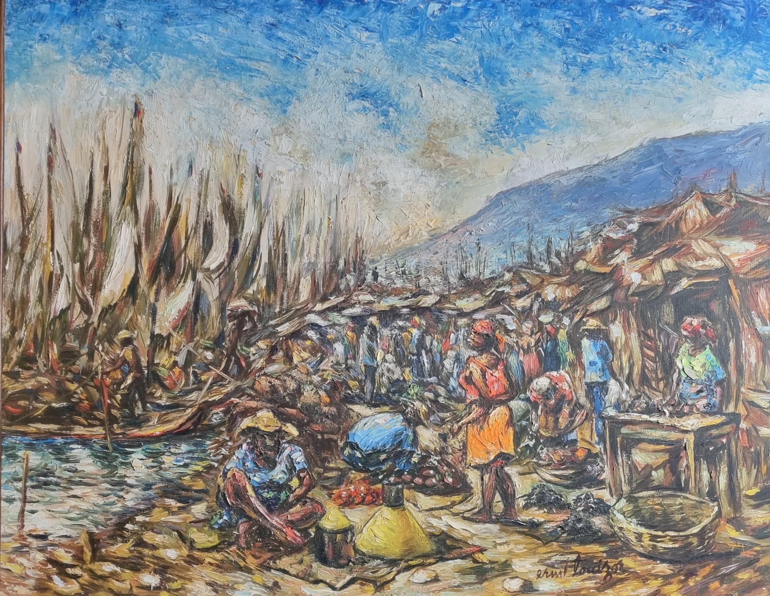 Ernst Louizor ( 1938-2011 ) óleo sobre tabla en venta 2