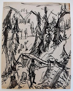 Farmer in Mountainous Forest