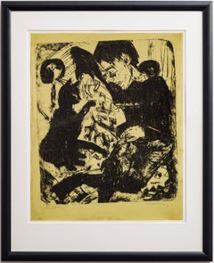 Knabe mit Katze (Boy with cat)