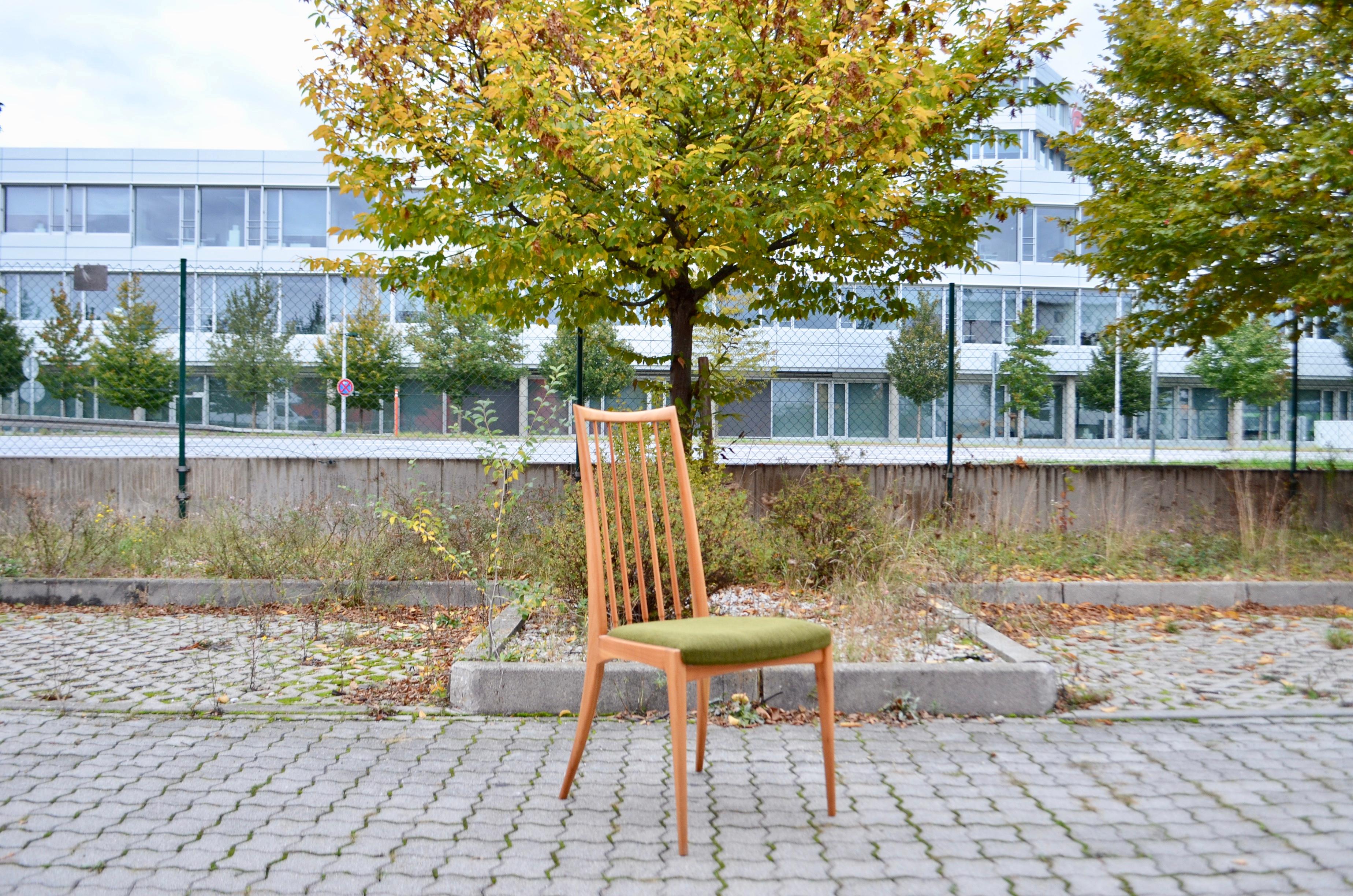Ernst Martin Dettinger German Mid Century Dining Chair Lucas Schnaidt Set of 4 For Sale 7