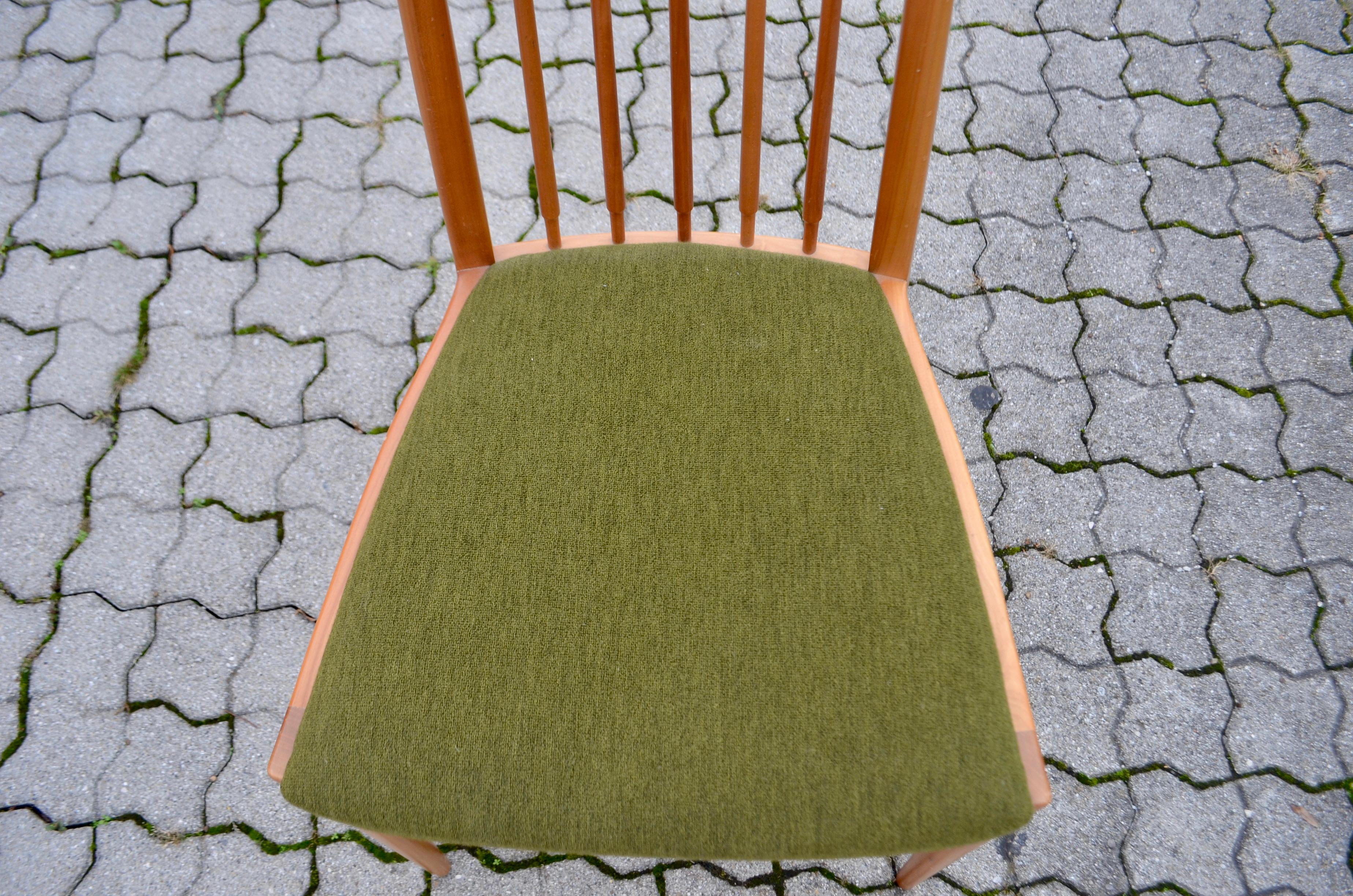 Ernst Martin Dettinger German Mid Century Dining Chair Lucas Schnaidt Set of 4 For Sale 1