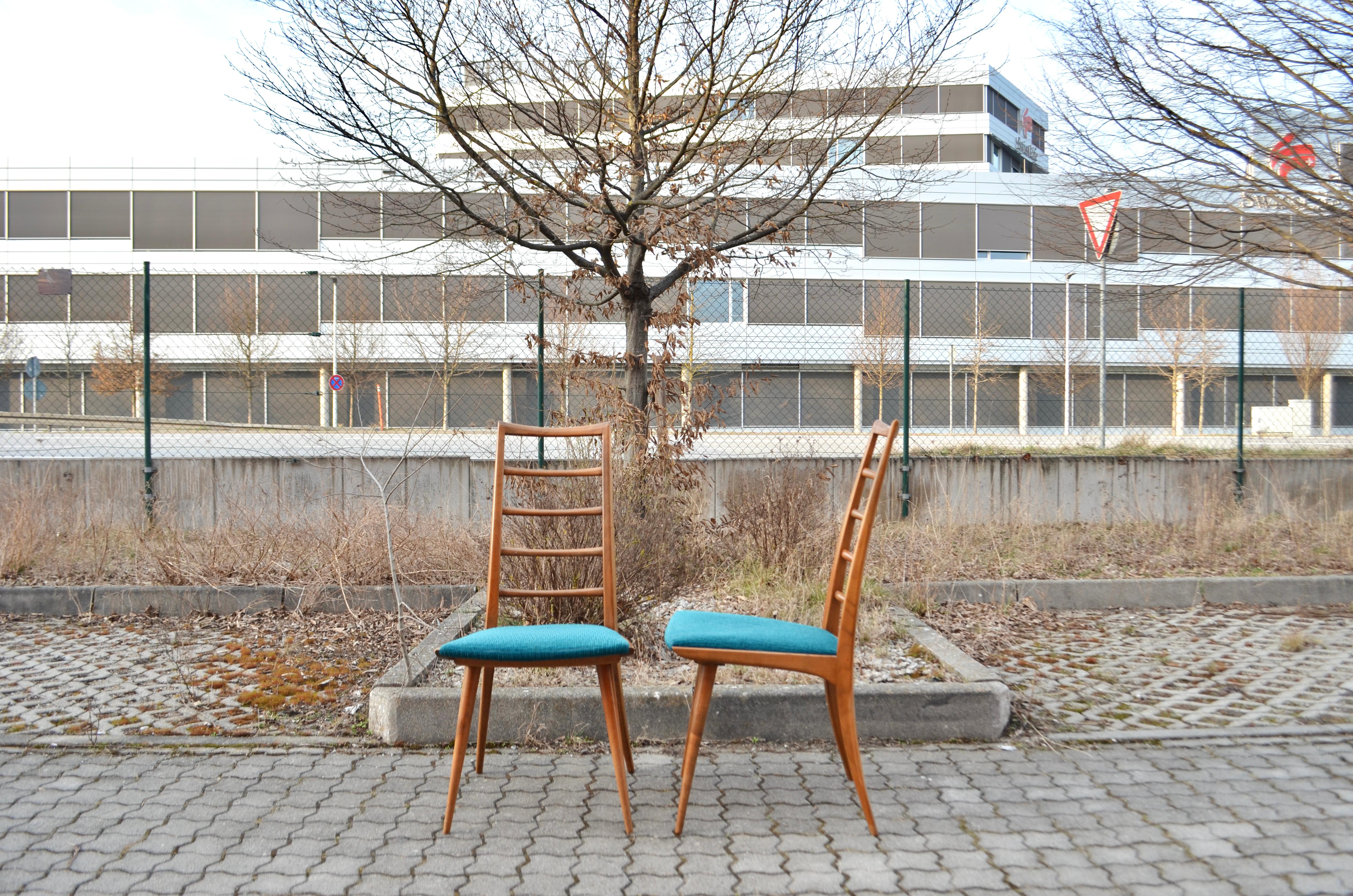 Ernst Martin Dettinger Mid Century Dining Chair Ensemble Lucas Schnaidt Germany For Sale 5