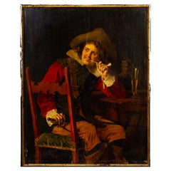 Ernst Meisel (German, 1838-1895) Cavalier Portrait Painting