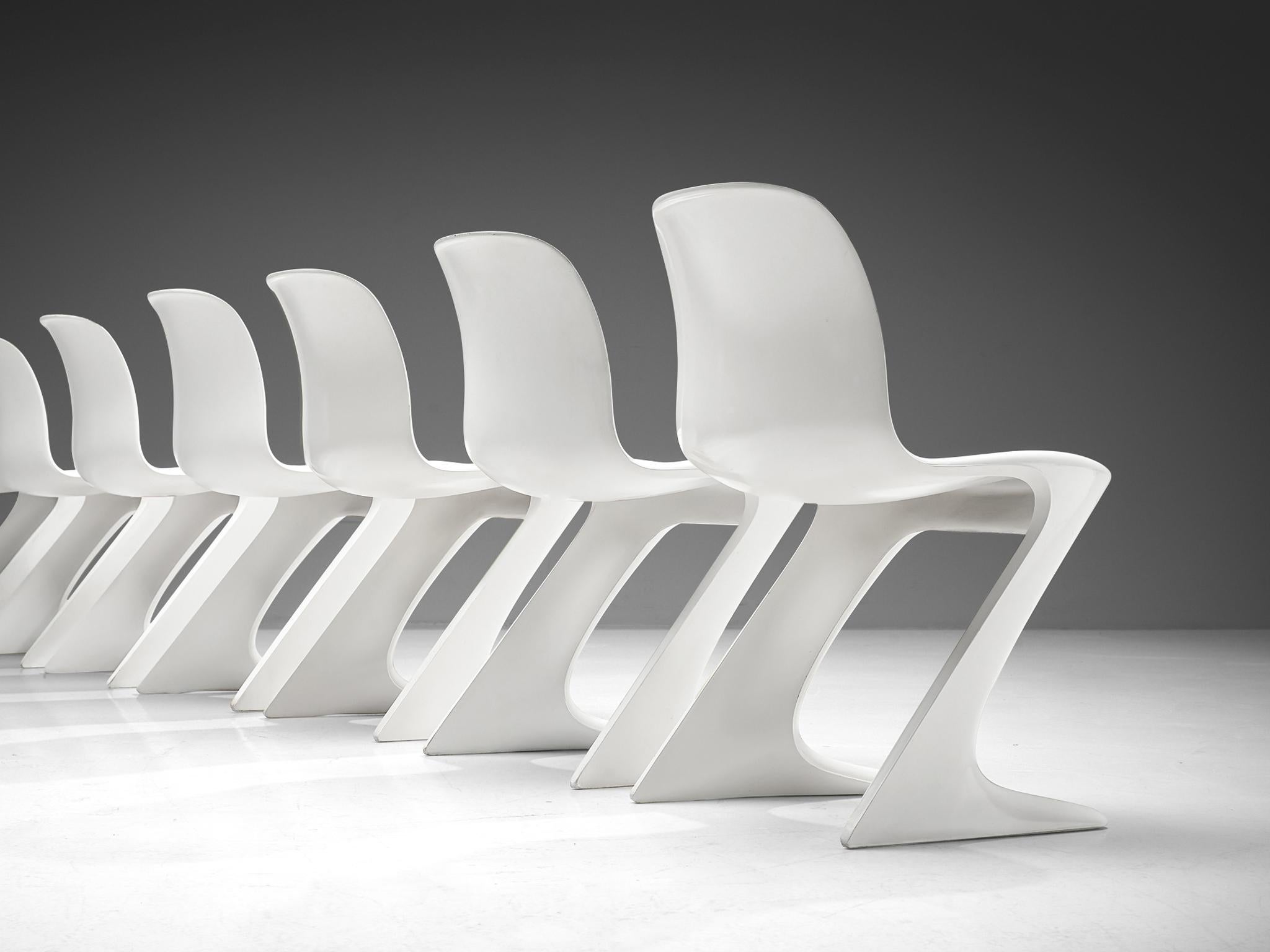 Mid-Century Modern Ernst Moeckl Set of Eight 'Kangaroo' Chairs  For Sale