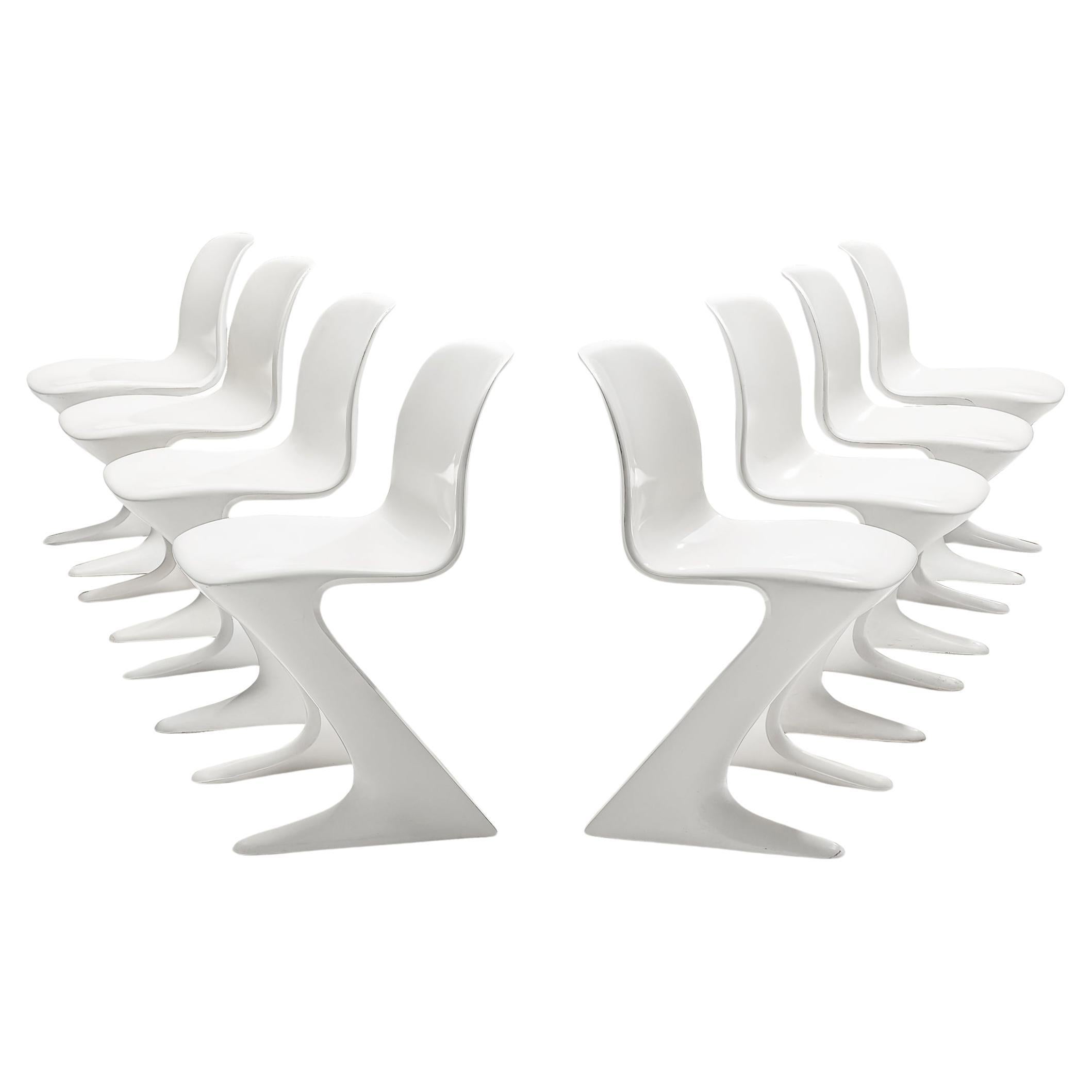 Ernst Moeckl Set of Eight 'Kangaroo' Chairs  For Sale