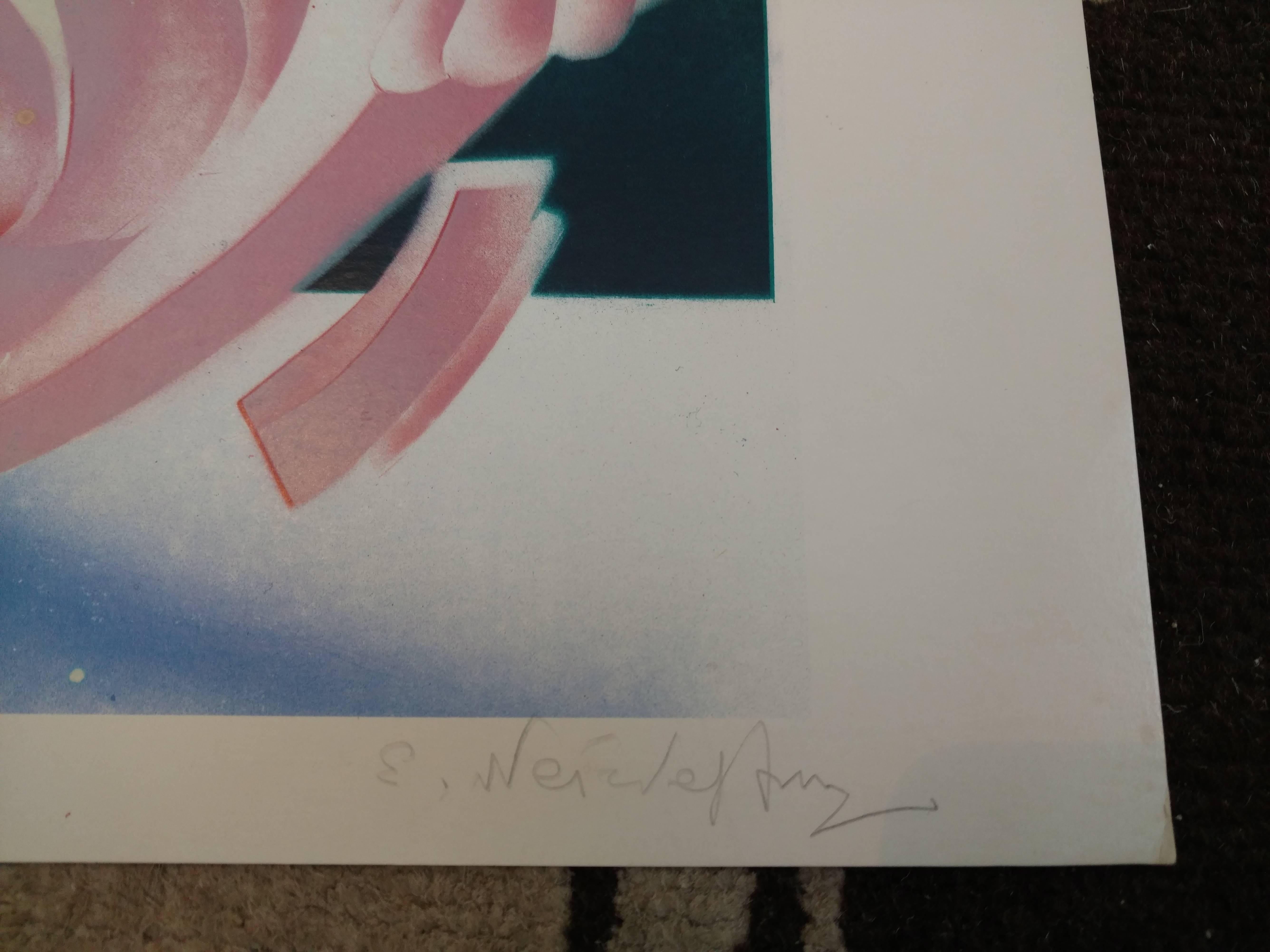 Lithograph Screenprint Male Heroic Figures - Post-Modern Print by Ernst Neizvestny